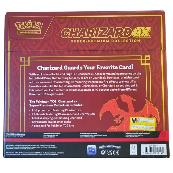 *NEW* Pokemon TCG Charizard ex Super Premium Collection - FACTORY SEALED - Picture 7 of 9